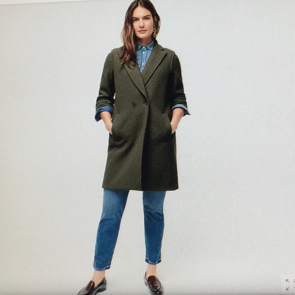 EUC J. CREW Daphne Coat, size10